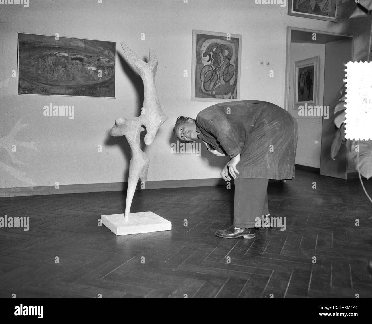 Sportausstellung Stedelijk Museum Datum: 22. Juni 1956 Schlagwörter: Museen, Sportbilder Stockfoto