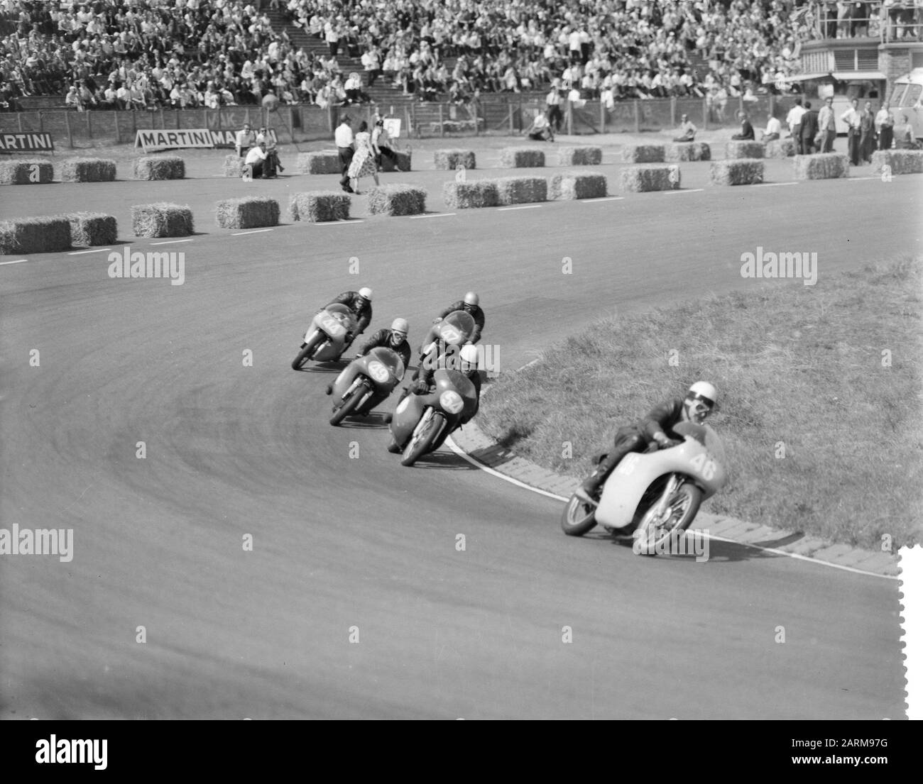 Internationale Motorrad- und Beiwagenrennen auf der Rennstrecke von Zandvoort Datum: 10. Mai 1959 Stockfoto