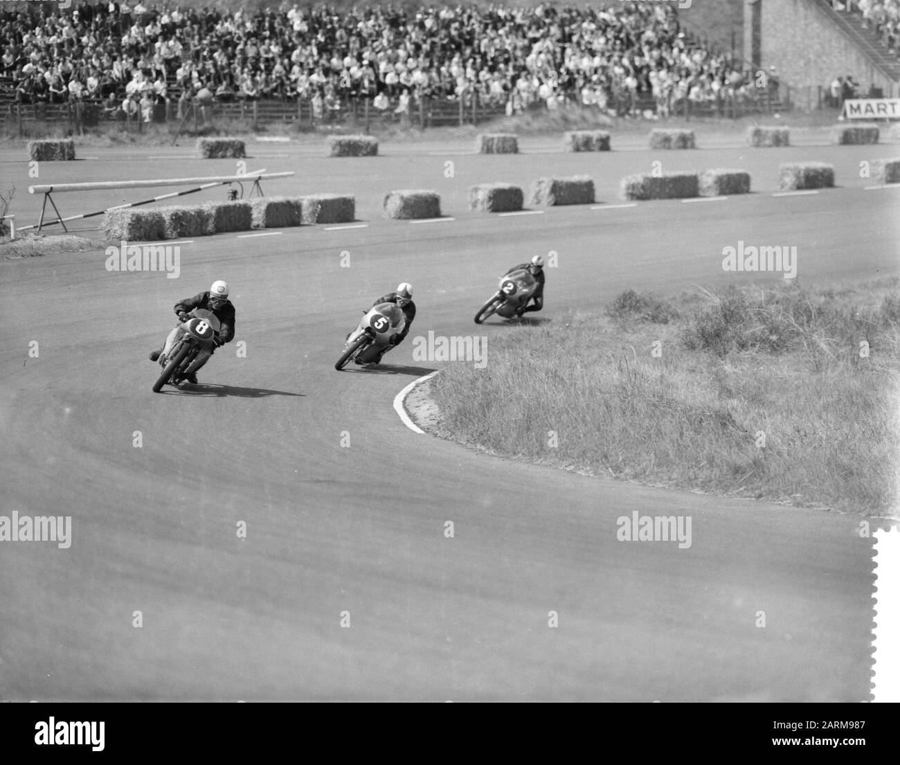 Internationale Motorrad- und Beiwagenrennen auf der Rennstrecke von Zandvoort Datum: 10. Mai 1959 Stockfoto