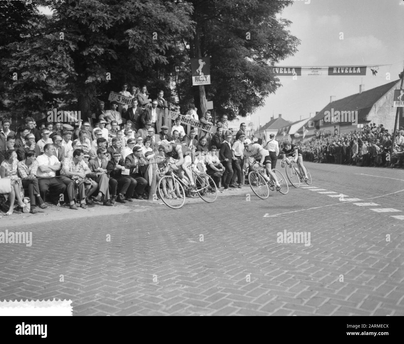 Internationales Radfahrerkriterium Die acht Chaam-Datums: 3. August 1960 Schlagwörter: Radfahrerkriterien Stockfoto