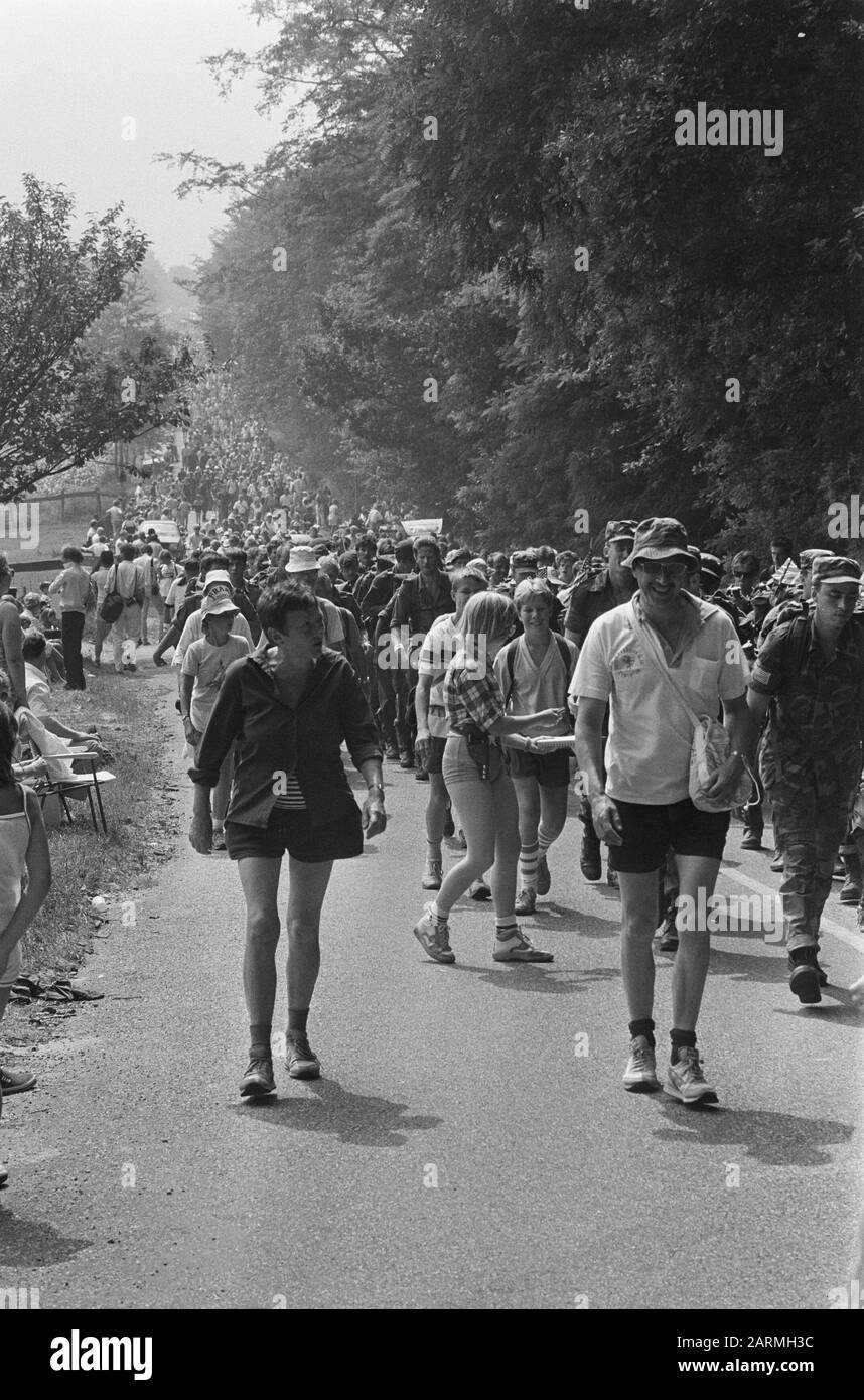 Vier Tage van Nijmegen, Dritter Tag Datum: 17. Juli 1986 Ort: Nijmegen Schlüsselwörter: VIEDAZES Stockfoto