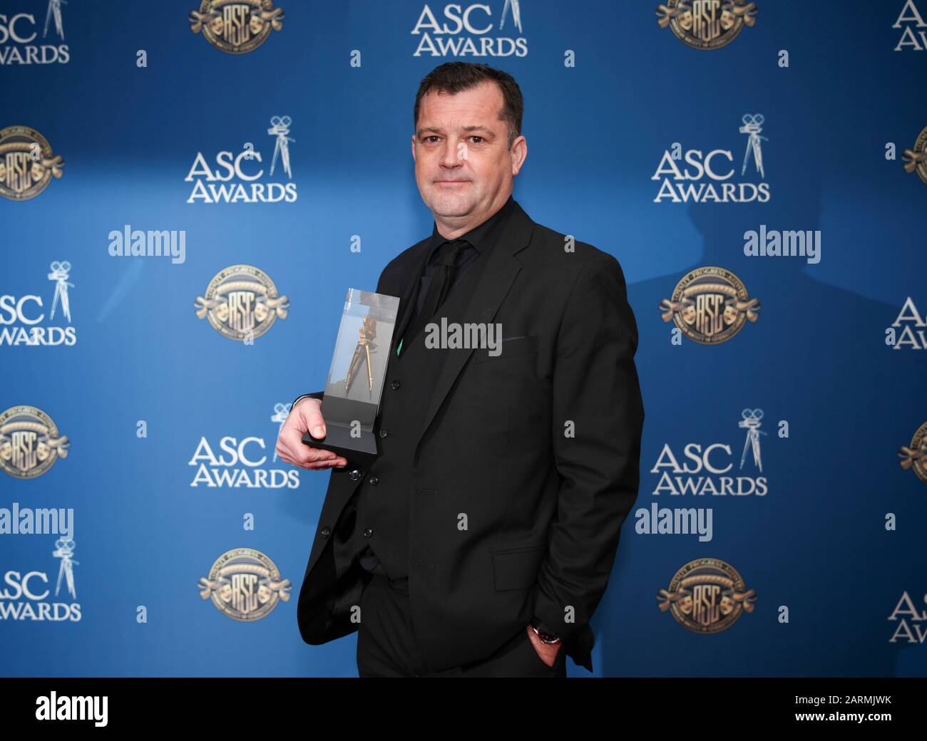 Colin Watkinson nimmt am 25. Januar 2020 an den 34. Annual American Society of Cinematographers ASC Awards im Ray Dolby Ballroom in Los Angeles, Kalifornien, USA Teil. Stockfoto