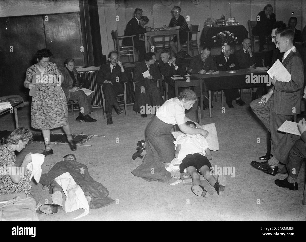 Erste Hilfe Spiele Datum: 6. Juni 1947 Stockfoto