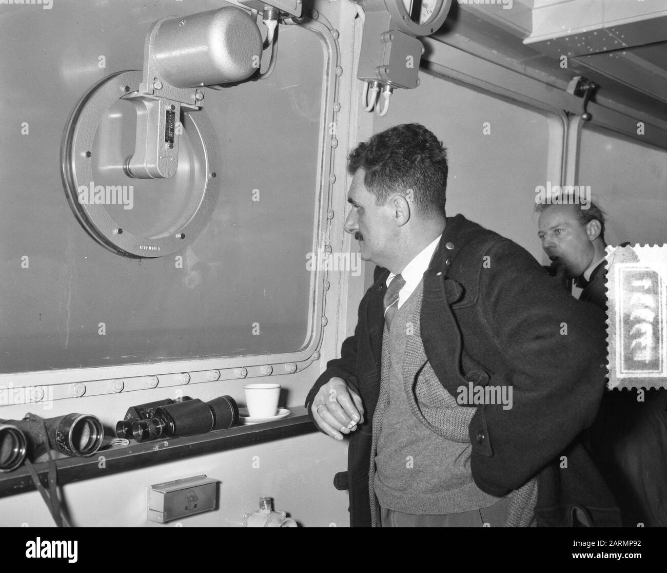 Aufgabe: Zaandlandse testvaart ms Aida III Datum: 22. Dezember 1961 Schlüsselwörter: Schiffe Name Der Einrichtung: Aida III Stockfoto