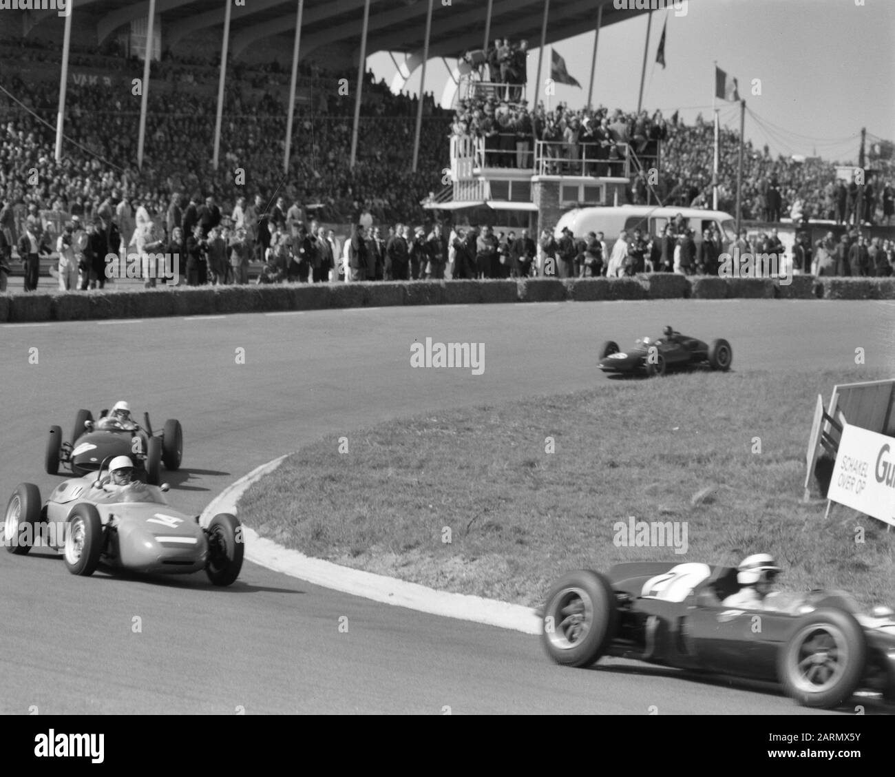 Grand Prix te Zandvoort Datum: 20. Mai 1962 Ort: Noord-Holland, Zandvoort Schlüsselwörter: Rennwagen Stockfoto