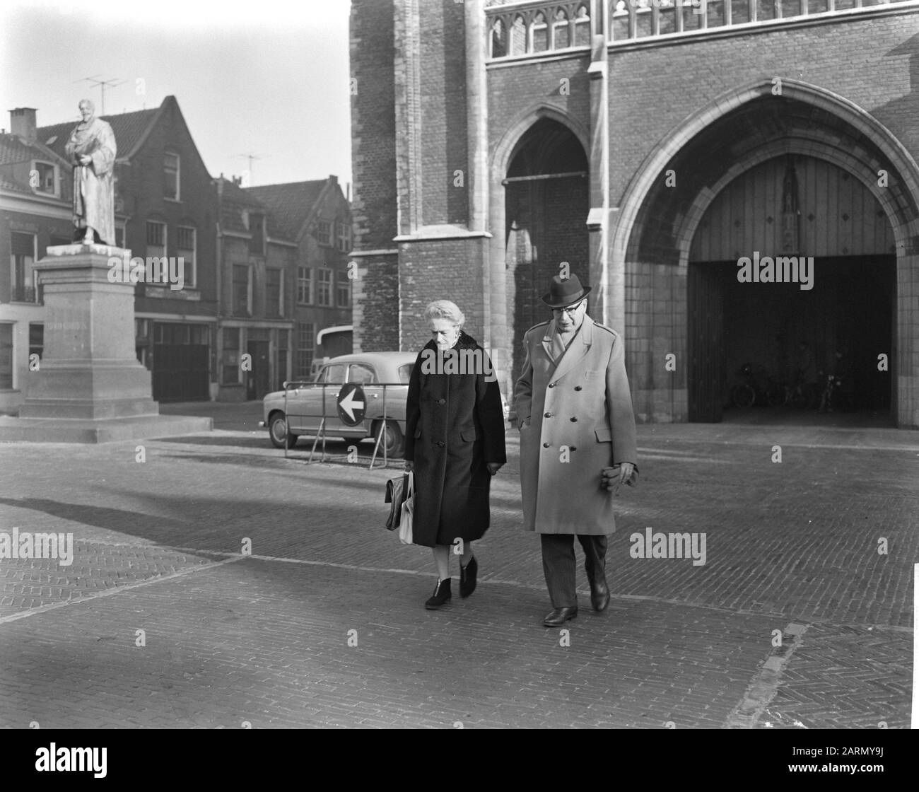 Vorbereitungen zur Gründung der Prinzessin Wilhelmina Datum: 3. Dezember 1962 Schlagwörter: Vorbereitungen Personenname: Wilhelmina, Prinzessin Stockfoto