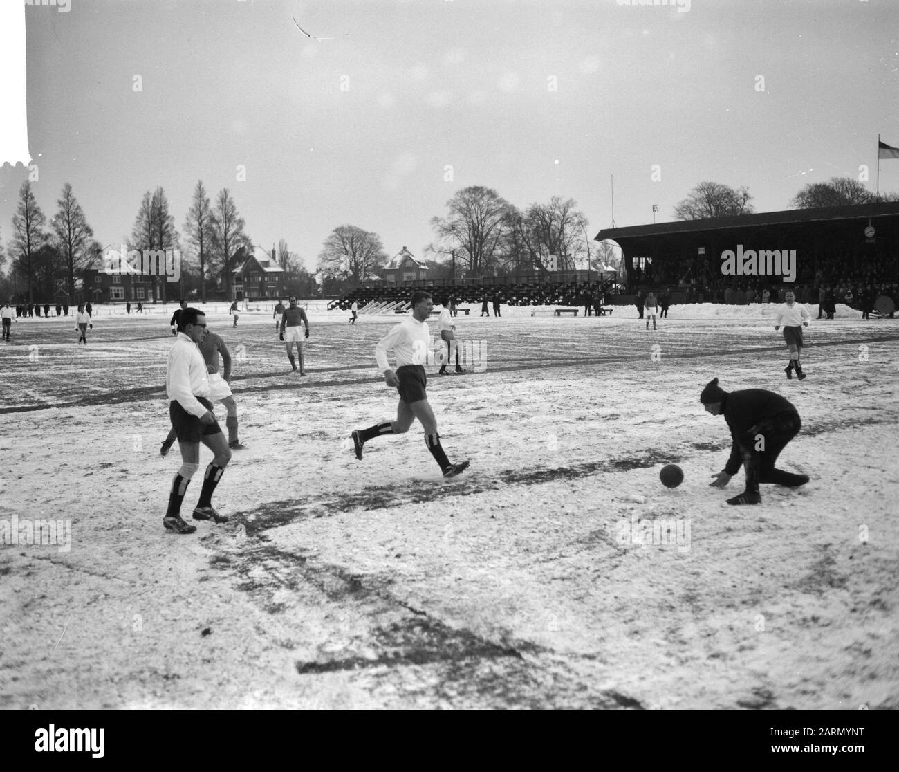 KHFC Against Old Internationals, Spielmoment Datum: 1. Januar 1963 Schlagwörter: Spielmomente, Sport, Fußball Stockfoto
