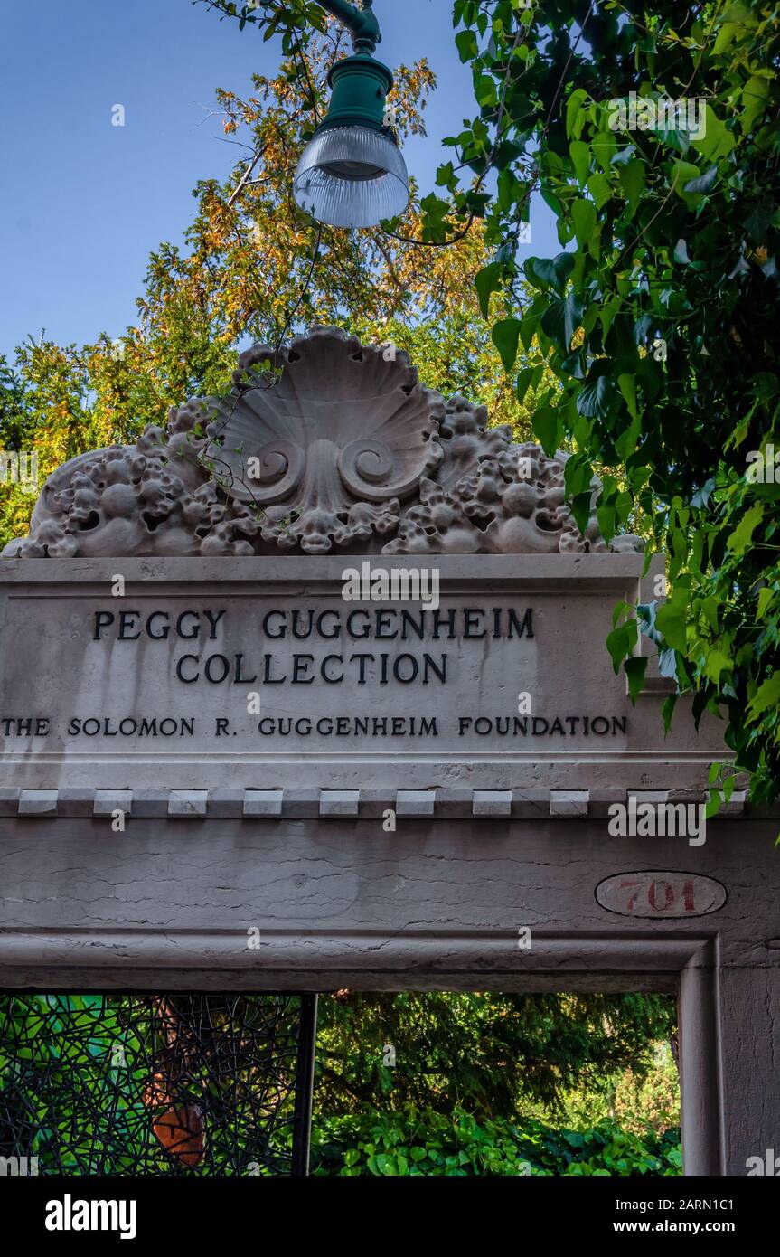 Peggy Guggenheim Collection in Venedig, Italien Stockfoto