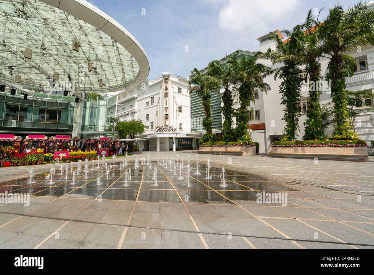 Singapur. Januar 2020. Das Capitol Theatre, kurz Kyo-Ei Gekijo, ist ein historisches Kino und Theater in der Stamford Road Stockfoto