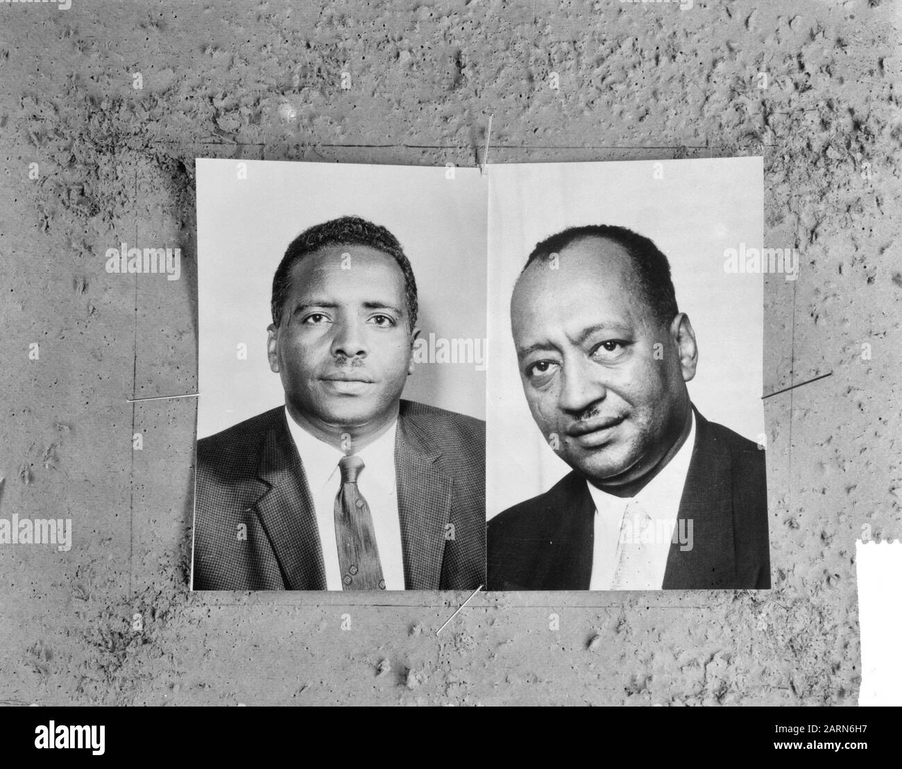 Sayed Mohamed Ahmed Mahgoub, Außenminister des Sudan, Premierminister Sayed Seer El Khatim El Khalifu vom Sudan Datum: 27. Januar 1965 Ort: Sudan Stockfoto