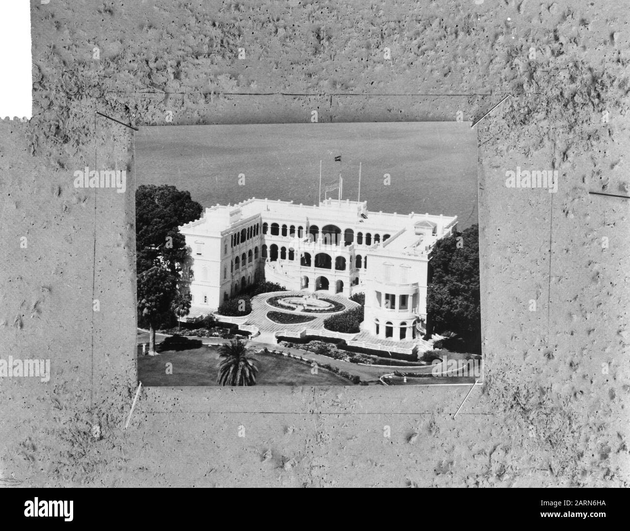 Sayed Mohamed Ahmed Mahgoub, The Palace (Exterieur) Datum: 27. Januar 1965 Schlüsselwörter: Exterieur, Paläste Stockfoto