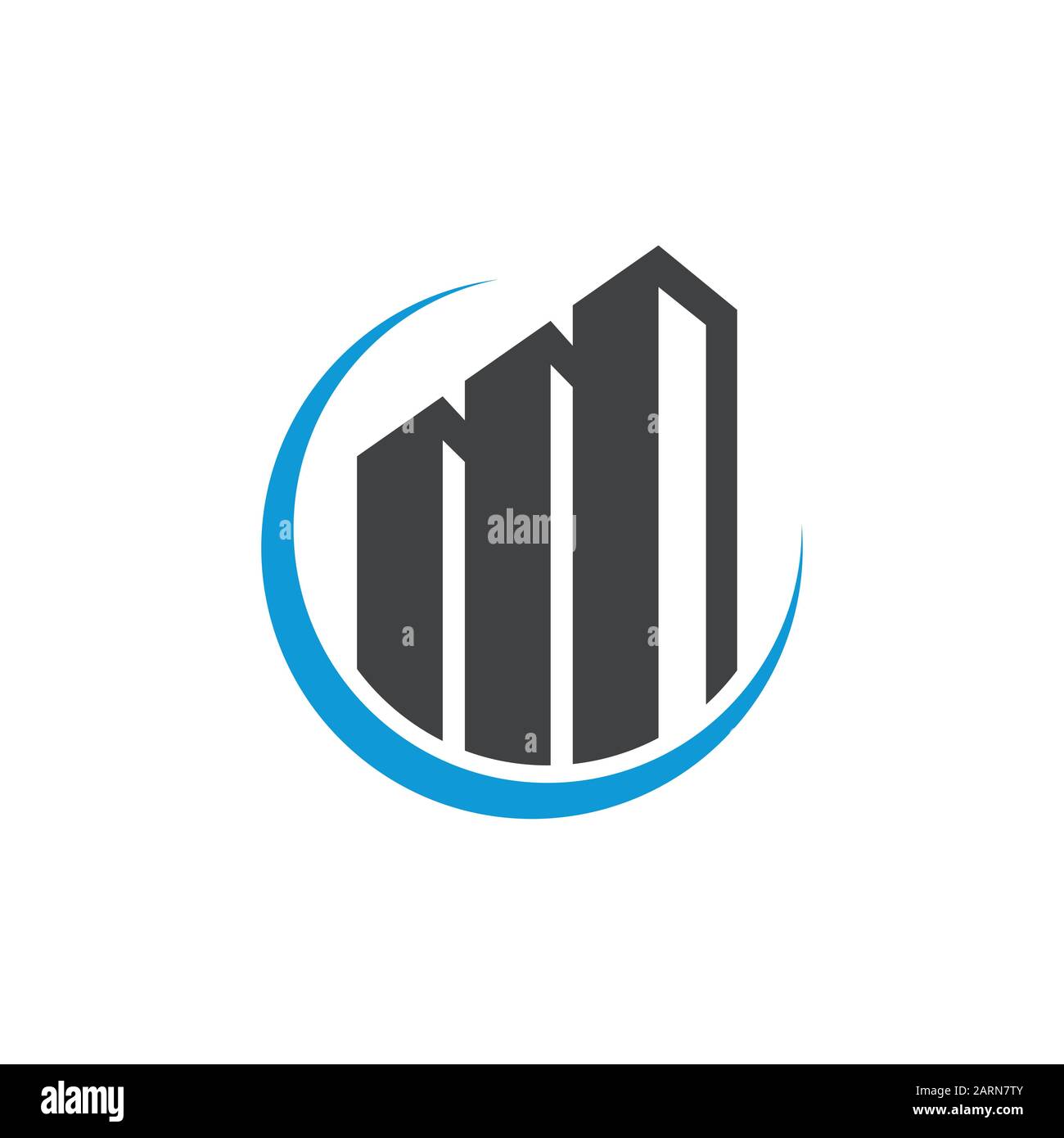 Vektorvorlage Für Das Real Estate Business Logo. Abstraktes Haus- oder Heimlogo. Gebäude-, Immobilien- und Baulogo. Stock Vektor