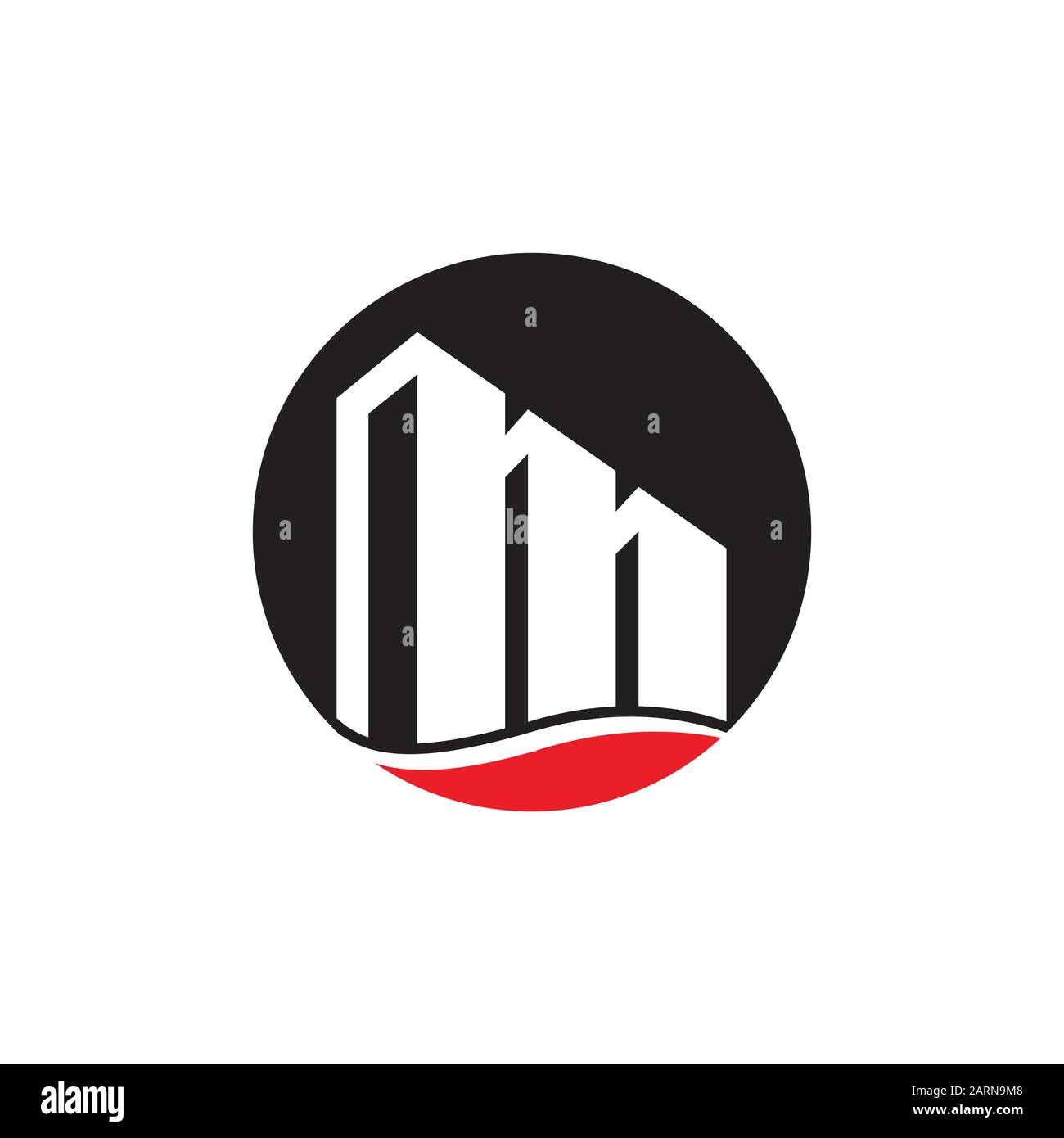 Vektorvorlage Für Das Real Estate Business Logo. Abstraktes Haus- oder Heimlogo. Gebäude-, Immobilien- und Baulogo. Stock Vektor