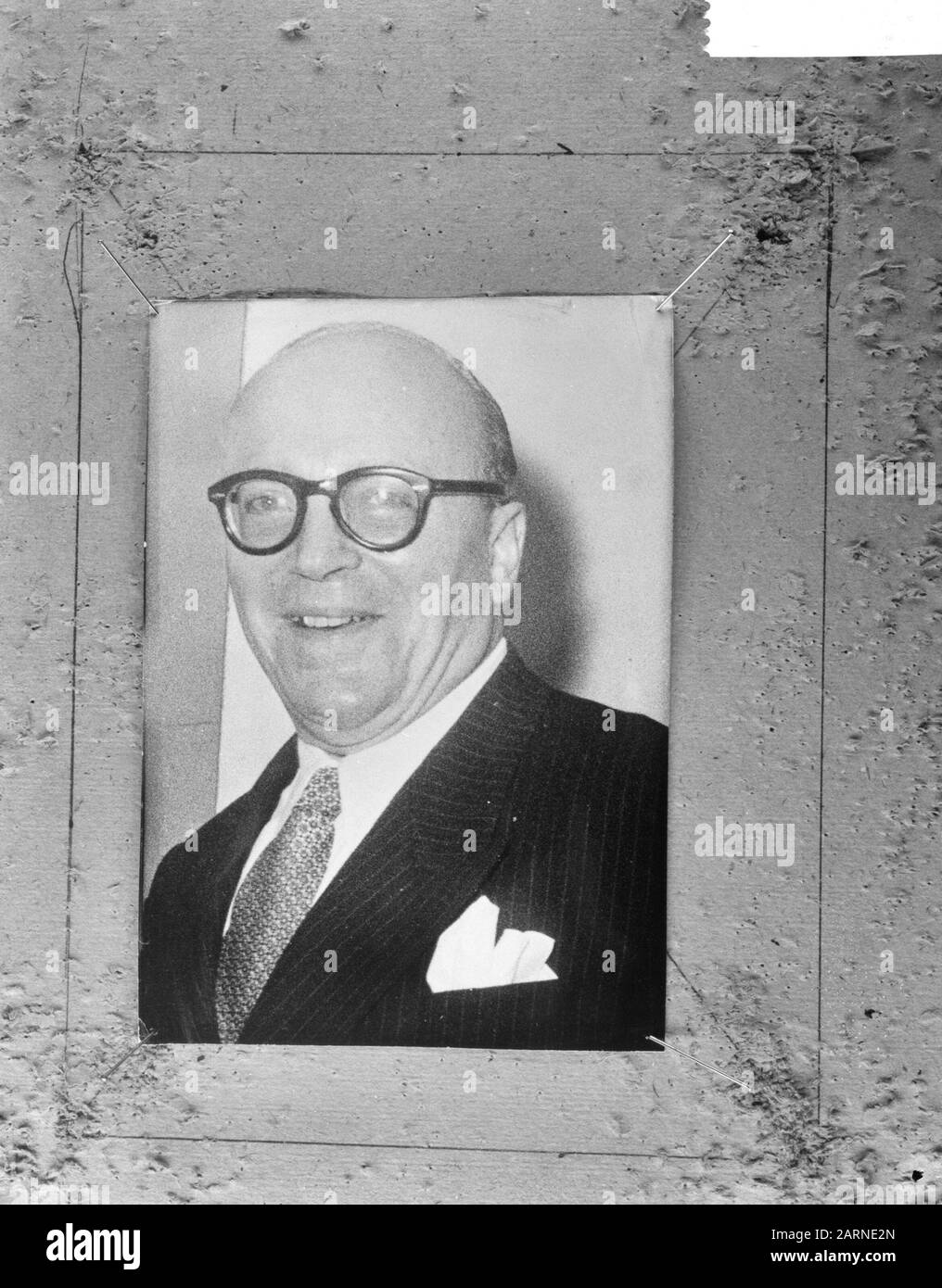 Stephanos Stephanopoelos (KOP) neuer griechischer Premier Datum: 20. September 1965 Schlagwörter: Vorpremier Stockfoto