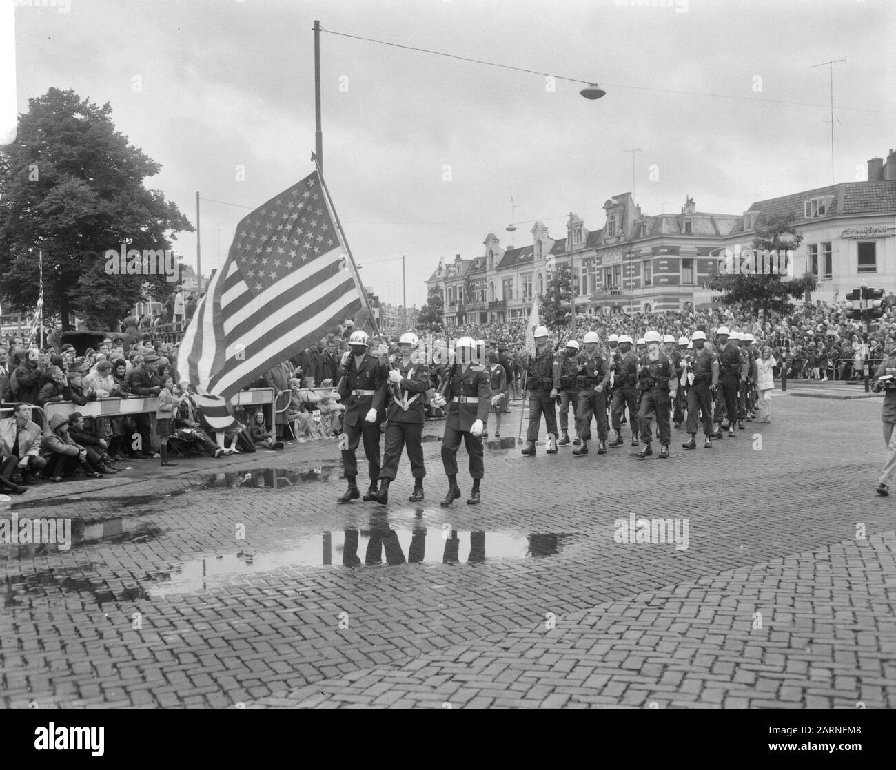 Vier Tage Nijmegen, Amerikaner kommen innerhalb des Datums: 29. Juli 1966 Ort: Nijmegen Schlüsselwörter: Amerikaner, VIEMAG Stockfoto