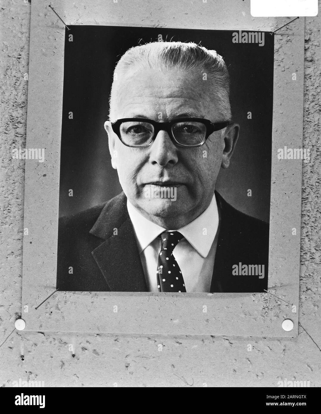 Dr. Gustav Heinemann, Bundespräsident von Westdeutschland Datum: 20. November 1969 Standort: B.R.D., Deutschland Schlagwörter: Präsidenten Personenname: Dr. Gustav Heinemann Stockfoto