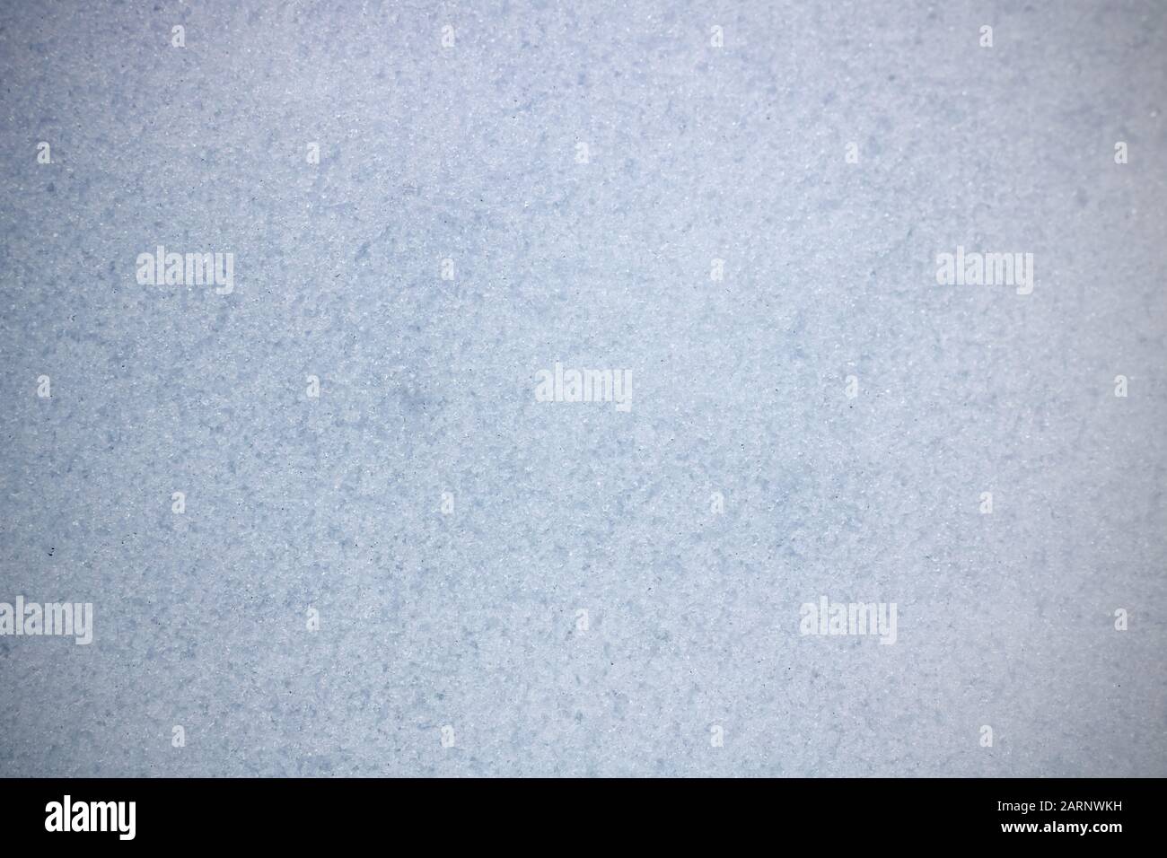 Schneehintergrund mit detaillierten Schneeflocken, Makrofoto von Schnee Stockfoto