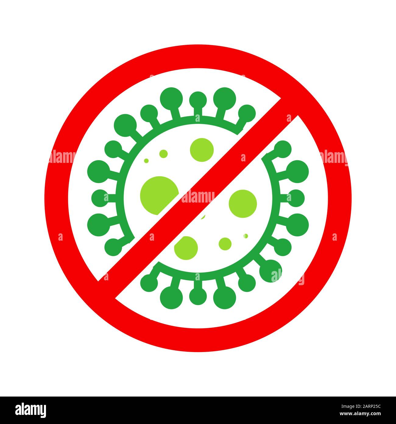 Wuhan Corona Virus, nCOV, MERS-COV Middle East Respiratory Syndrome Coronavirus Stop, Block, Antistamp. Vektor 2019-2020. Warnschild, Schutz. Stock Vektor
