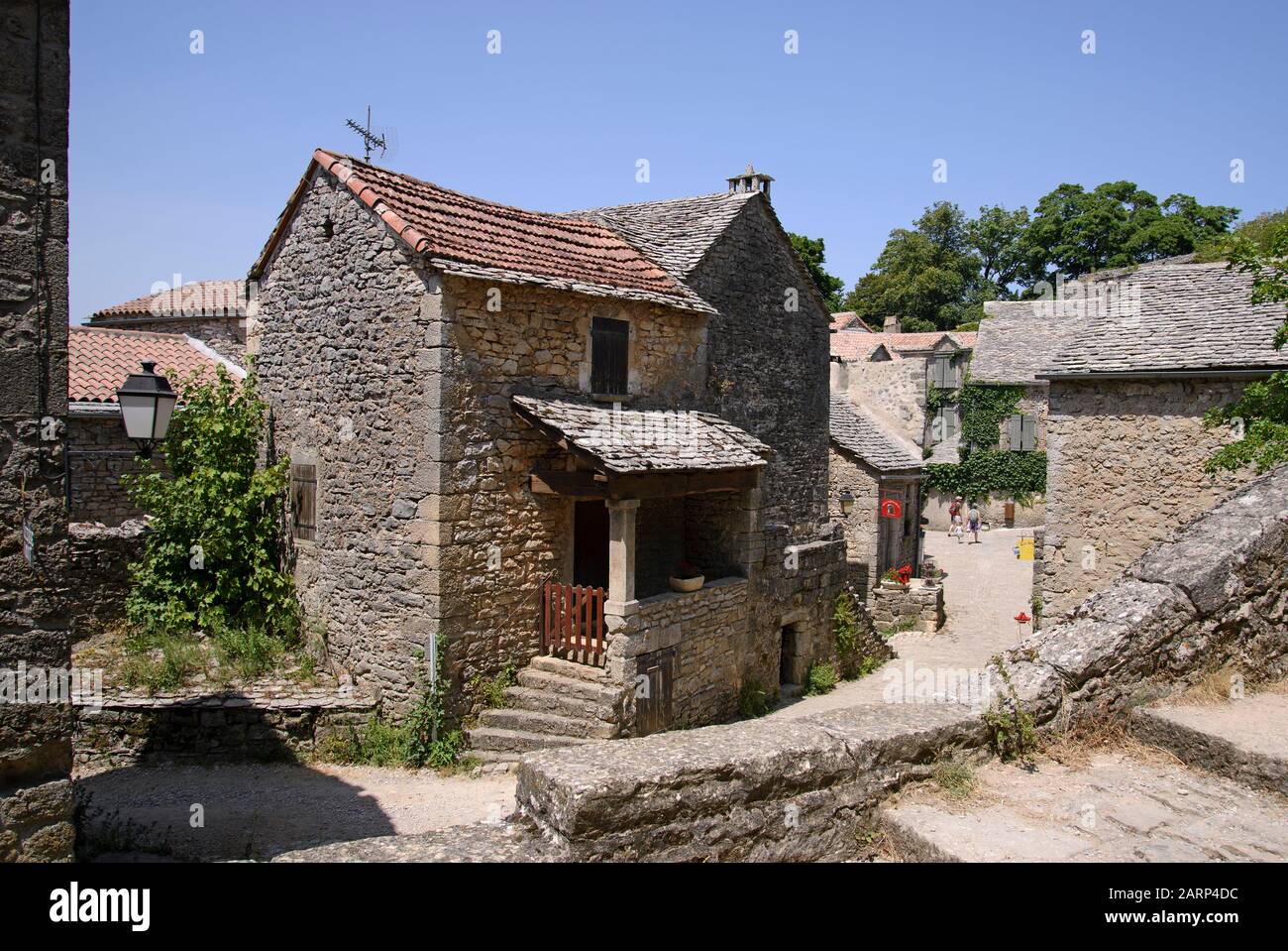 La Couvertoirade, Midi-Pyrénées, Frankreich, Europa Stockfoto