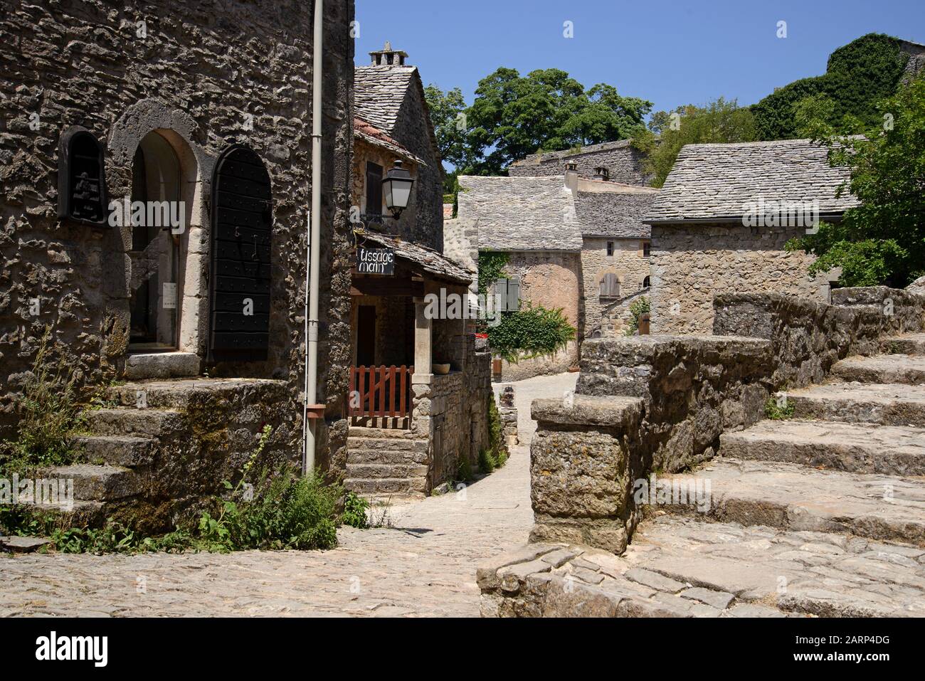 La Couvertoirade, Midi-Pyrénées, Frankreich, Europa Stockfoto