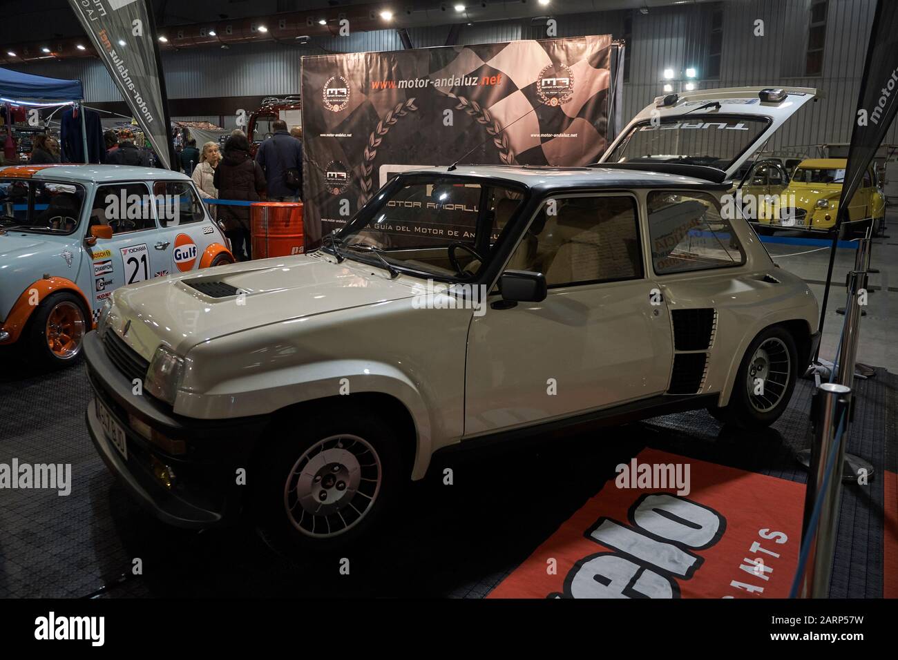 Renault 5 Turbo 2. Retro Málaga 2020, Andalusien, Spanien. Stockfoto