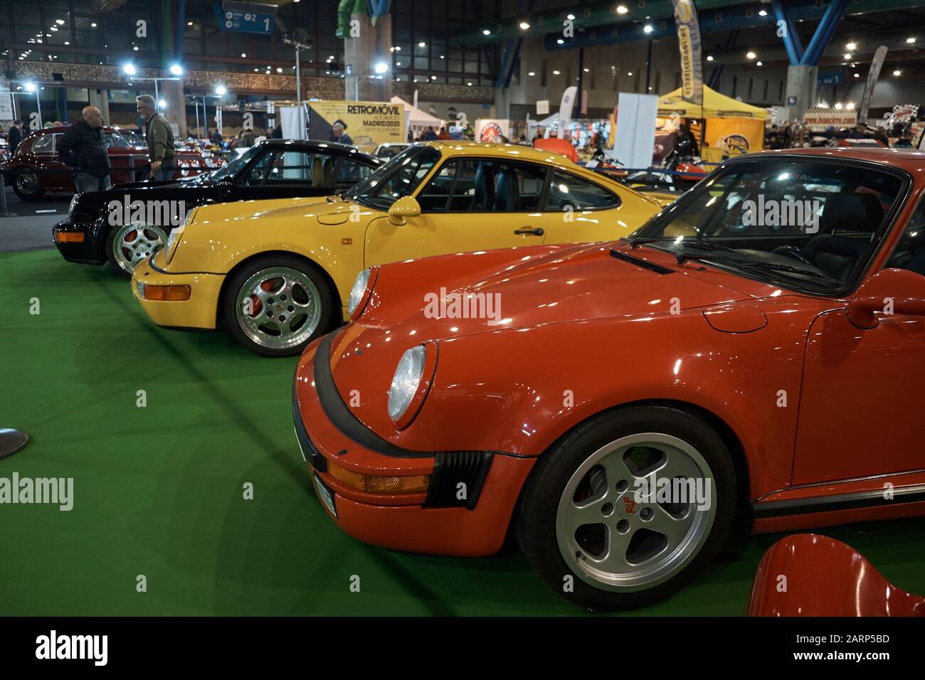 Porsche 911. Retro Málaga 2020, Andalusien, Spanien. Stockfoto