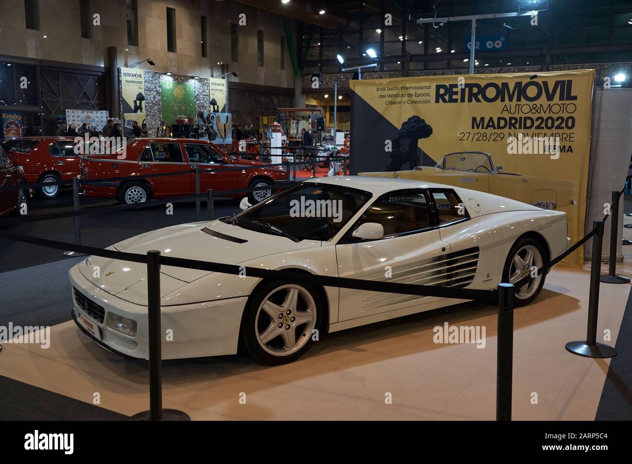 Ferrari 512 TR. Retro Málaga 2020, Andalusien, Spanien. Stockfoto