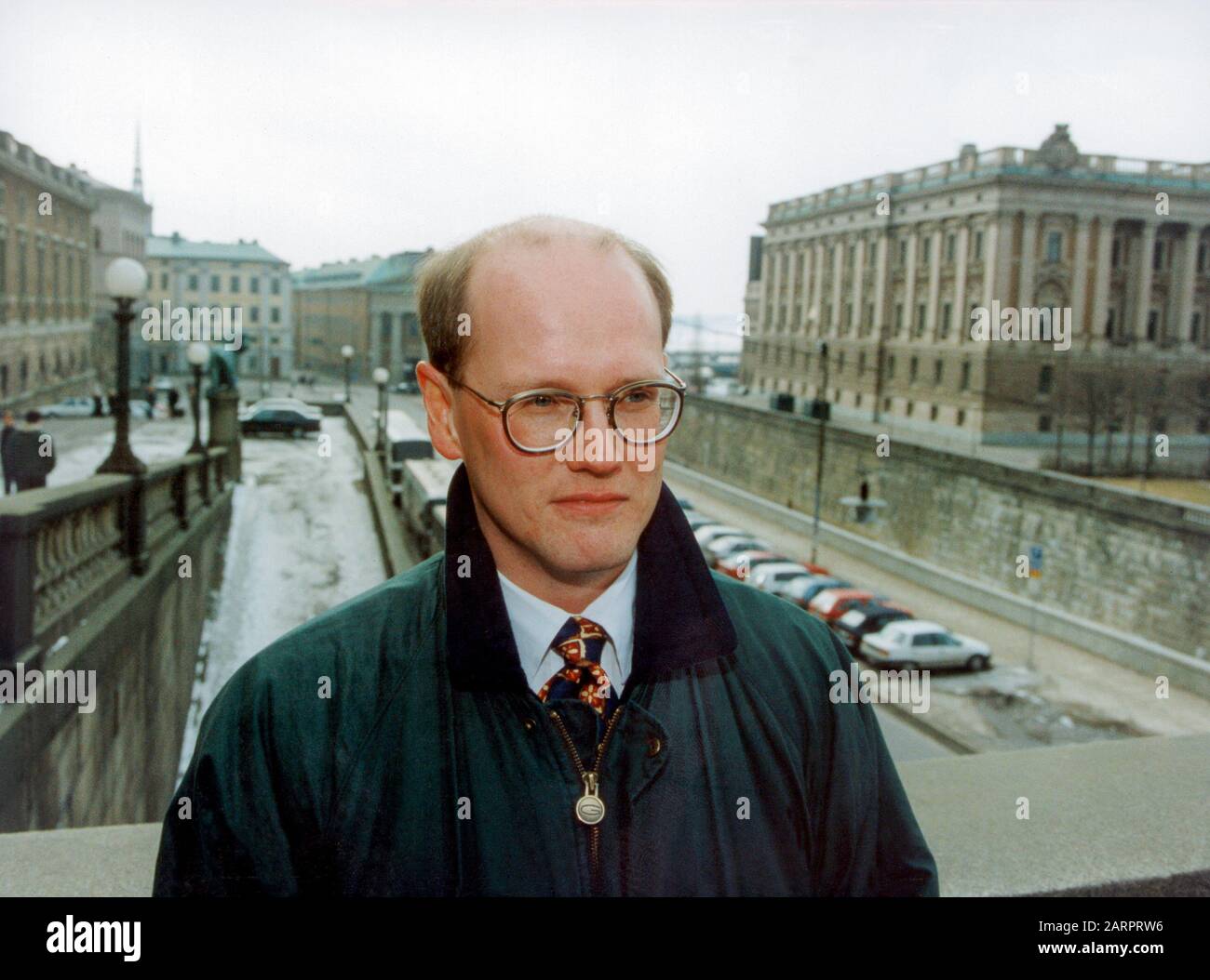 Thomas Östros schwedischer Wirtschaftswissenschaftler ehemaliger sozialdemokratischer Politiker und Exekutivdirektor für Nordeuropa beim Internationalen Währungsfonds Stockfoto
