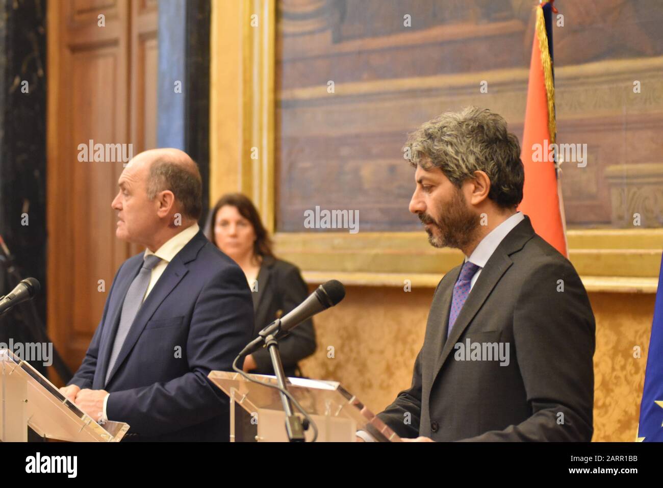 ROMA- PARLAMENTO Stockfoto