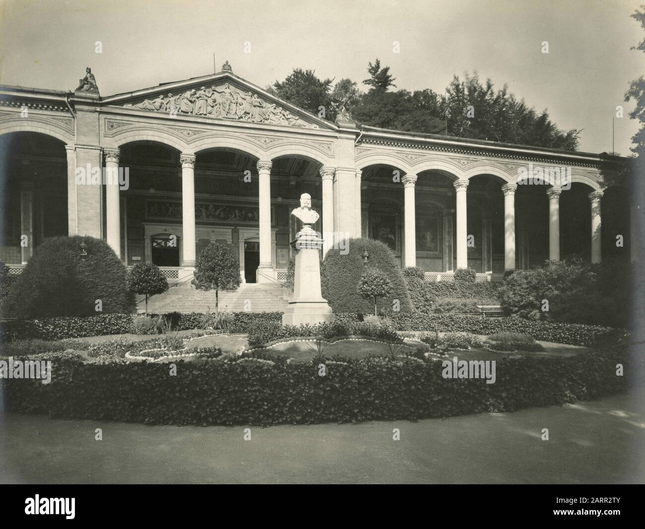 Der Pumpenraum im Sanatorium, Baden-Baden, 1910er Jahre Stockfoto