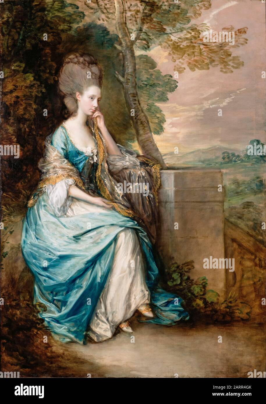 Thomas Gainsborough, Porträtgemälde, Anne, Countess of Chesterfield (1759-1798), 1777-7898 Stockfoto
