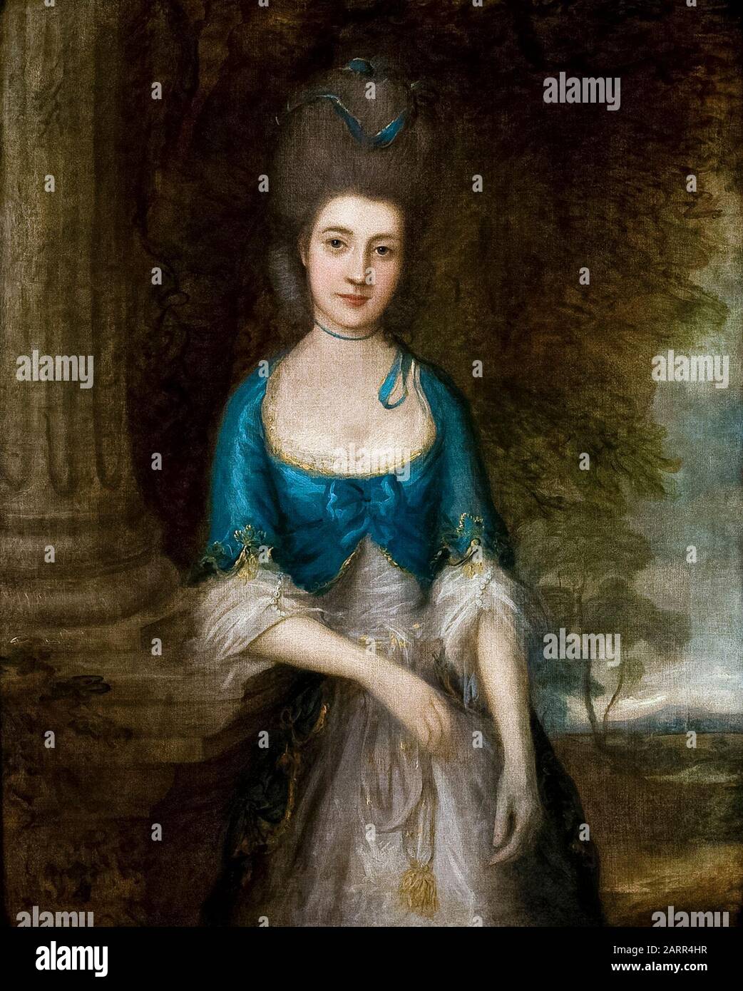 Thomas Gainsborough, Mrs Robinson (Elizabeth Fortescue), (1745-1760), Porträtgemälde, ca. um 1770 Stockfoto