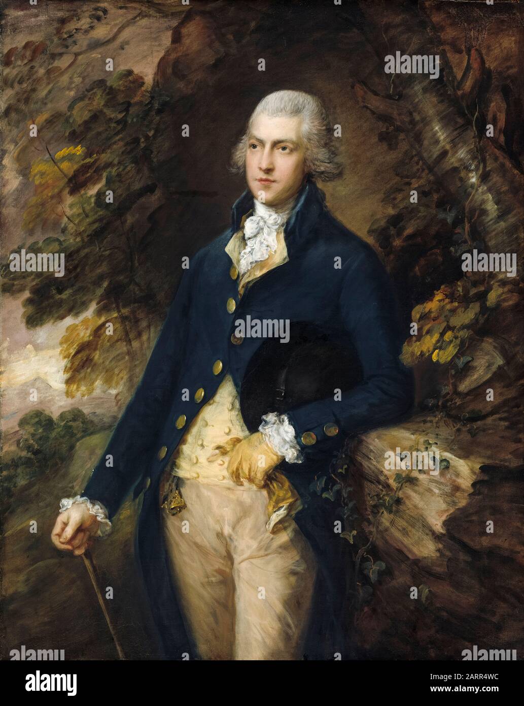 Thomas Gainsborough, Francis Basset, 1st Baron de Dunstanville (1757-1835), Portraitgemälde, um das Jahr 1786 Stockfoto