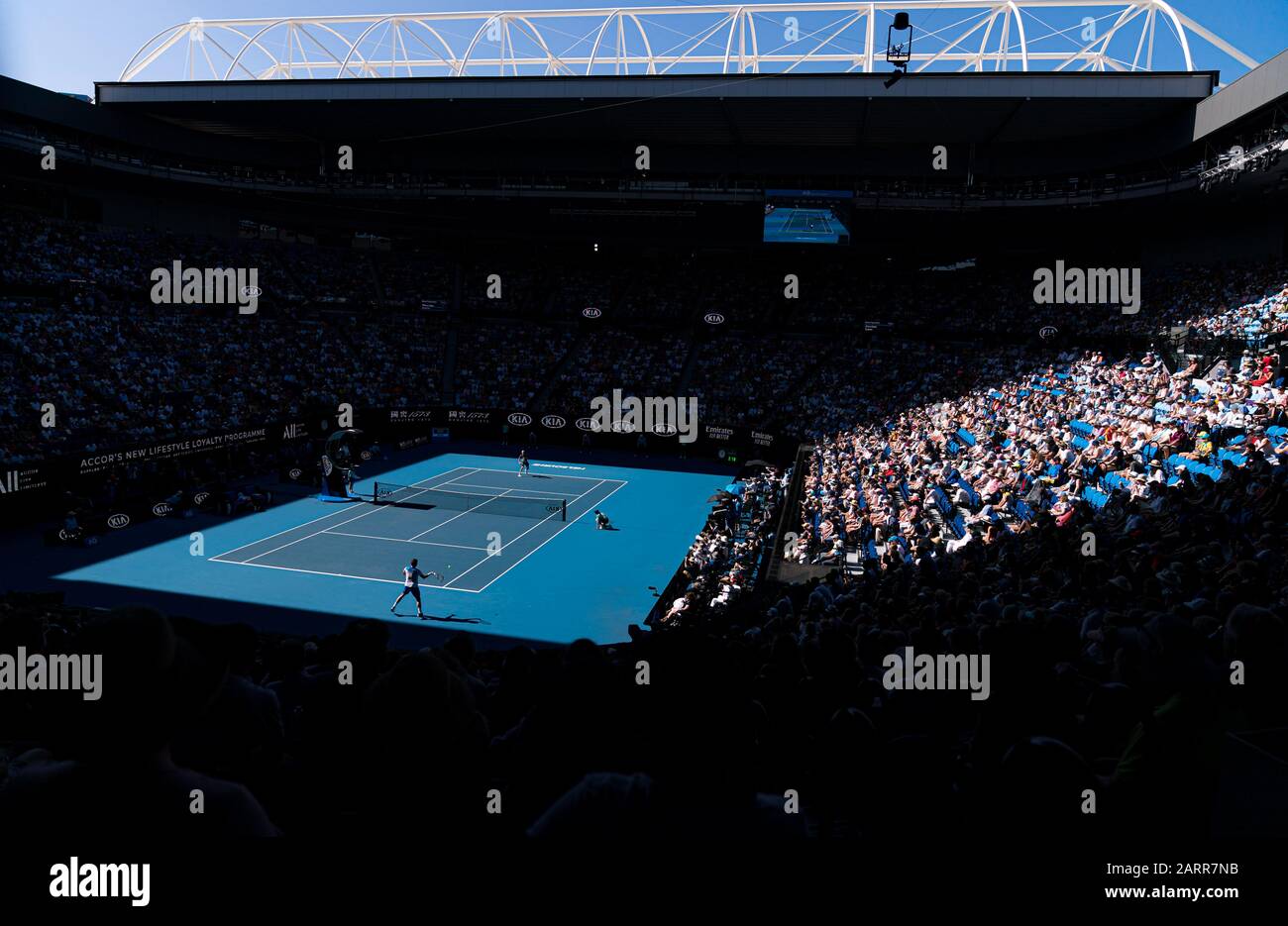 Melbourne, Australien. Januar 2020. Alexander Zverev von Deutschland beim Match "Australian Open Tennis Championship Day 10" 2020 im Melbourne Park Tennis Center, Melbourne, Australien. Januar 2020. (©Andy Cheung/ArcK Bilder/Bilder. Kredit: Roger Parker/Alamy Live News Stockfoto
