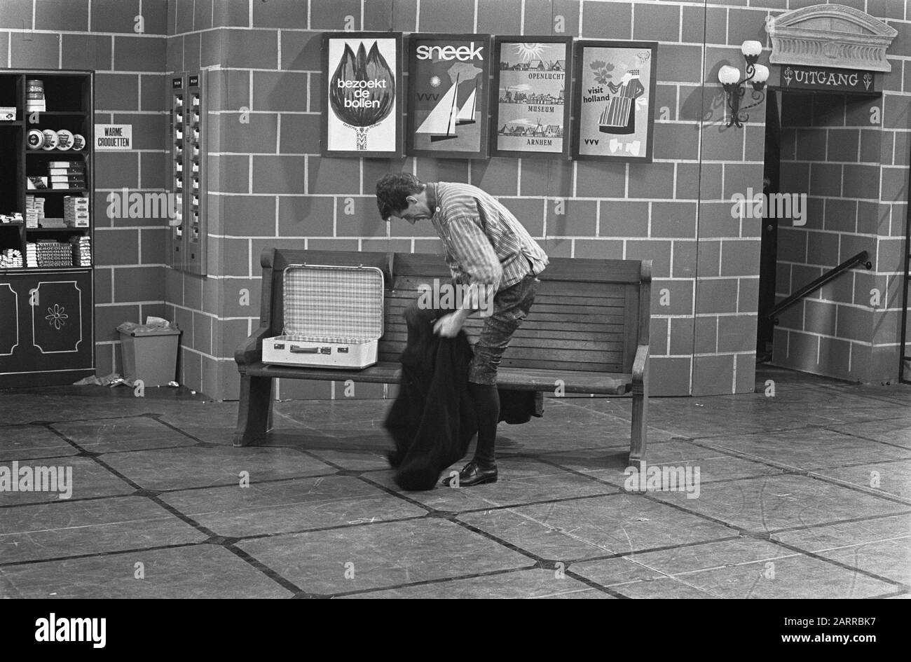 Rudy Carrellshow Datum: 16. November 1962 Personenname: Rudy Carrell Stockfoto