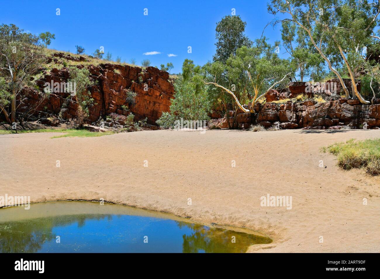 Australien, NT, Trephina Gorge in Ost McDonnell Range National Park Stockfoto
