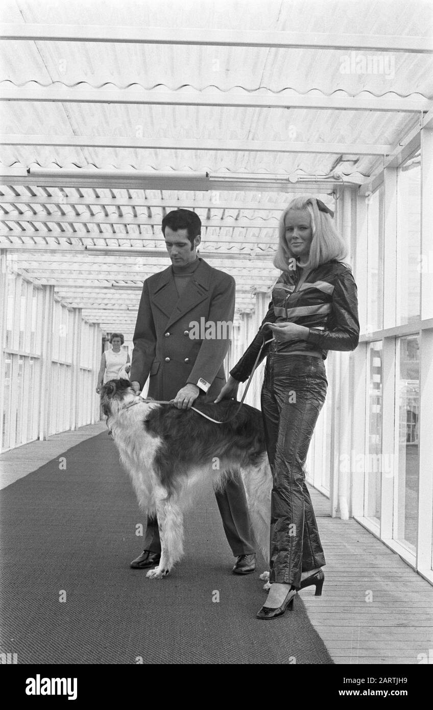 Sportmodenmesse in Marijkehal van Kon. Oh, Ned. Jaarbeurs de Utrechter Datum: 15. September 1969 Ort: Utrechter Schlüsselwörter: JAARBENCES-Institutionenname: Marijkehal Stockfoto