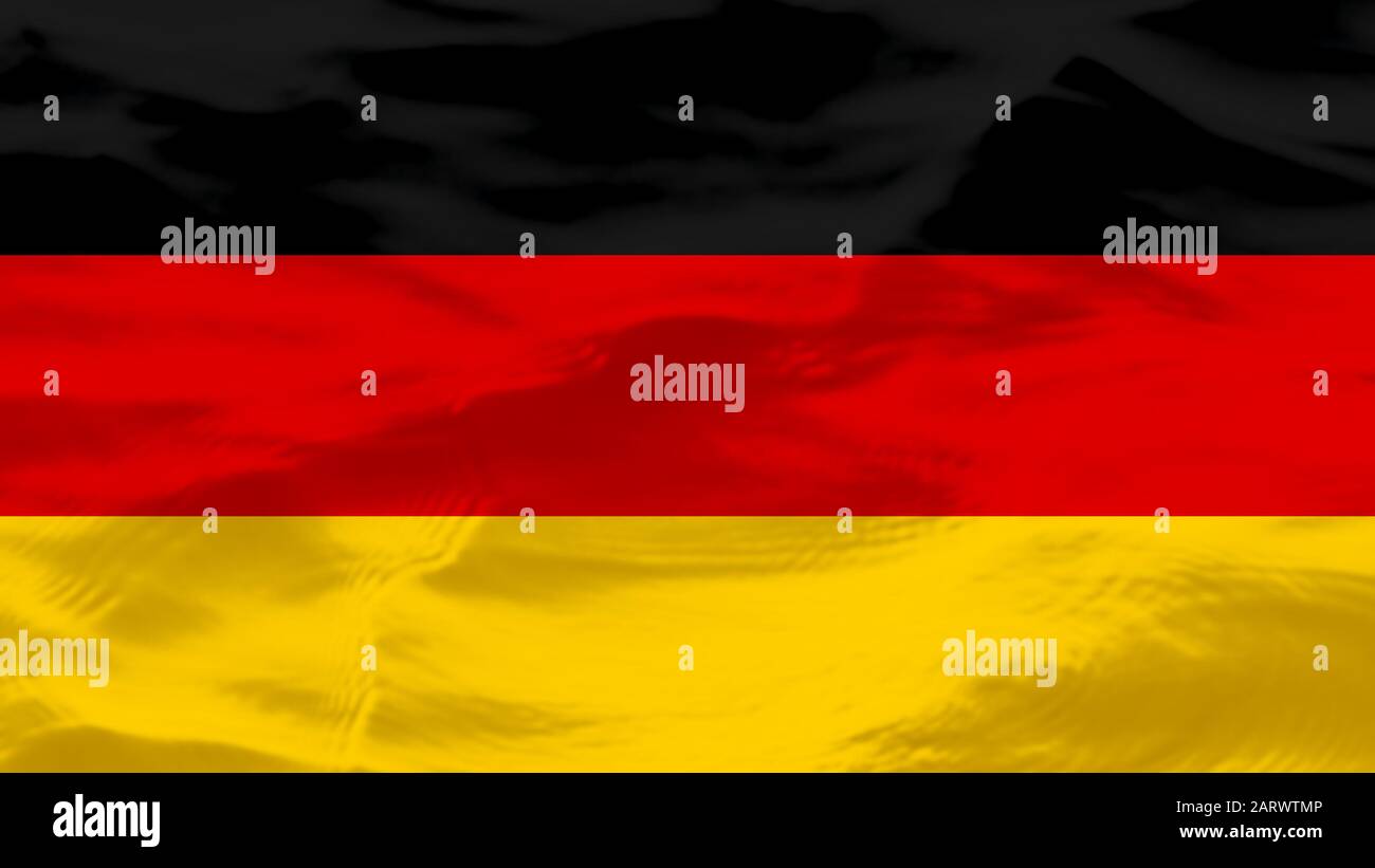 Waves Texture On Germany Flag, Hintergrund Stockfoto Waves Texture On Germany Flag, Hintergrund Stockfoto