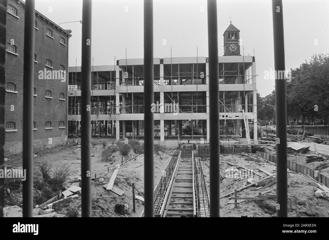 Ehemaliges Haus van Bewaring Havenstraat; renovierter Blick auf das neue Gebäude Datum: 28. Juli 1986 Schlüsselwörter: Renovierungen Stockfoto