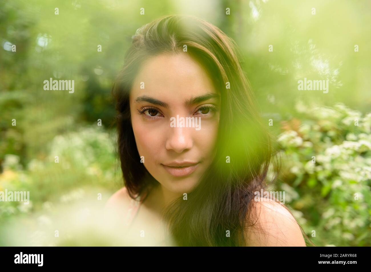 Porträt der Frau von Busch Stockfoto