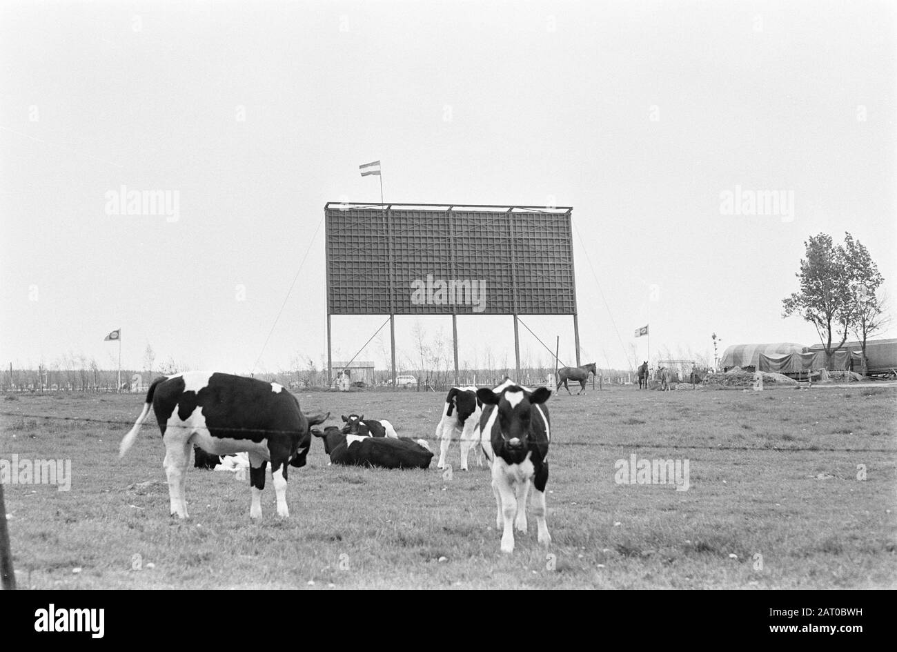 Kinofahrt in Drouwen, Drenthe Datum: 27. Mai 1969 Ort: Drenthe Schlüsselwörter: Kinos Stockfoto