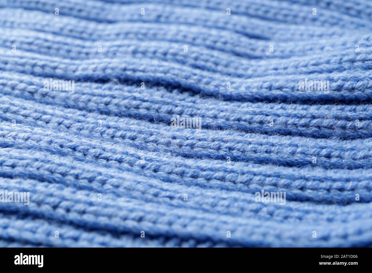 Struktur aus gestricktem Material als Hintergrund Stockfoto