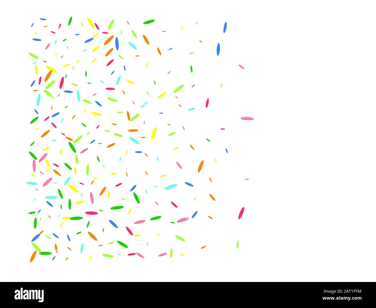 Mehrfarbig sechseckige Formen Hintergrund. Konfetti neuen Hintergrund modern. Ein Konfetti-Kunst-Hintergrundbild. Stock Vektor