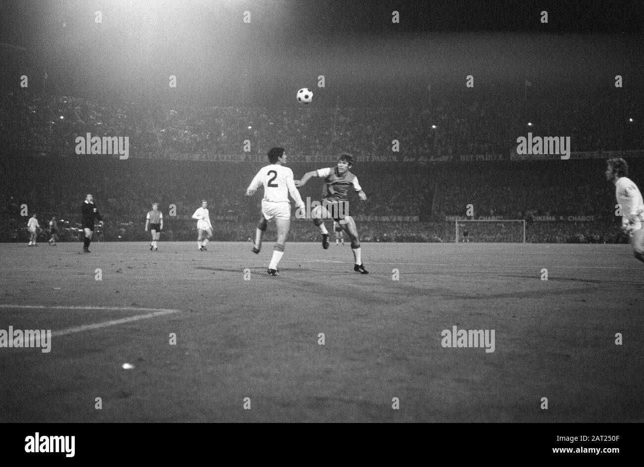 Feijenoord vs. Estudiantes 1-0; Feijenoord gewinnt WM-Datum: 9. September 1970 Schlagwörter: Sport, Name der Fußballeinrichtung: Feyenoord Stockfoto