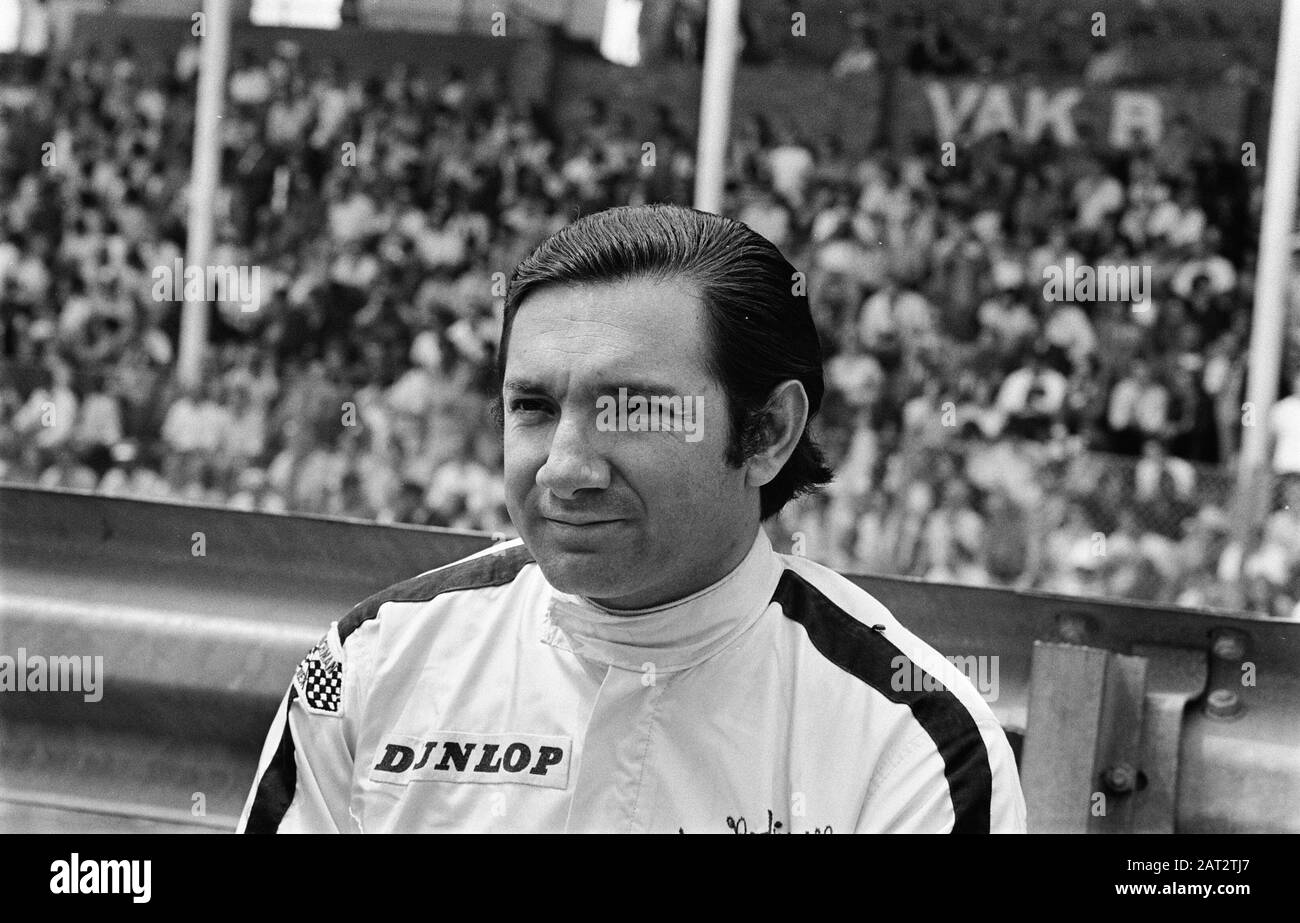 Grand Prix Zandvoort 1970 Grand Prix 1970 der Niederlande für Formel I-Autos, Zandvoort; Pedro Rodríguez Datum: 21. Juni 1970 Ort: Noord-Holland, Zandvoort Schlüsselwörter: Motorsport, Porträts Personenname: Rodriguez, Pedro Stockfoto