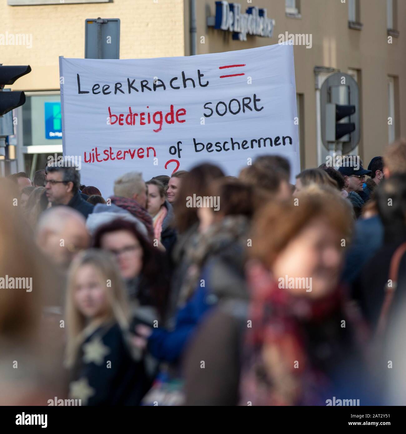 Zutphen, 30-01-2019, Niederlande, Dutchnews, Schulstreik in Zutphen Stockfoto