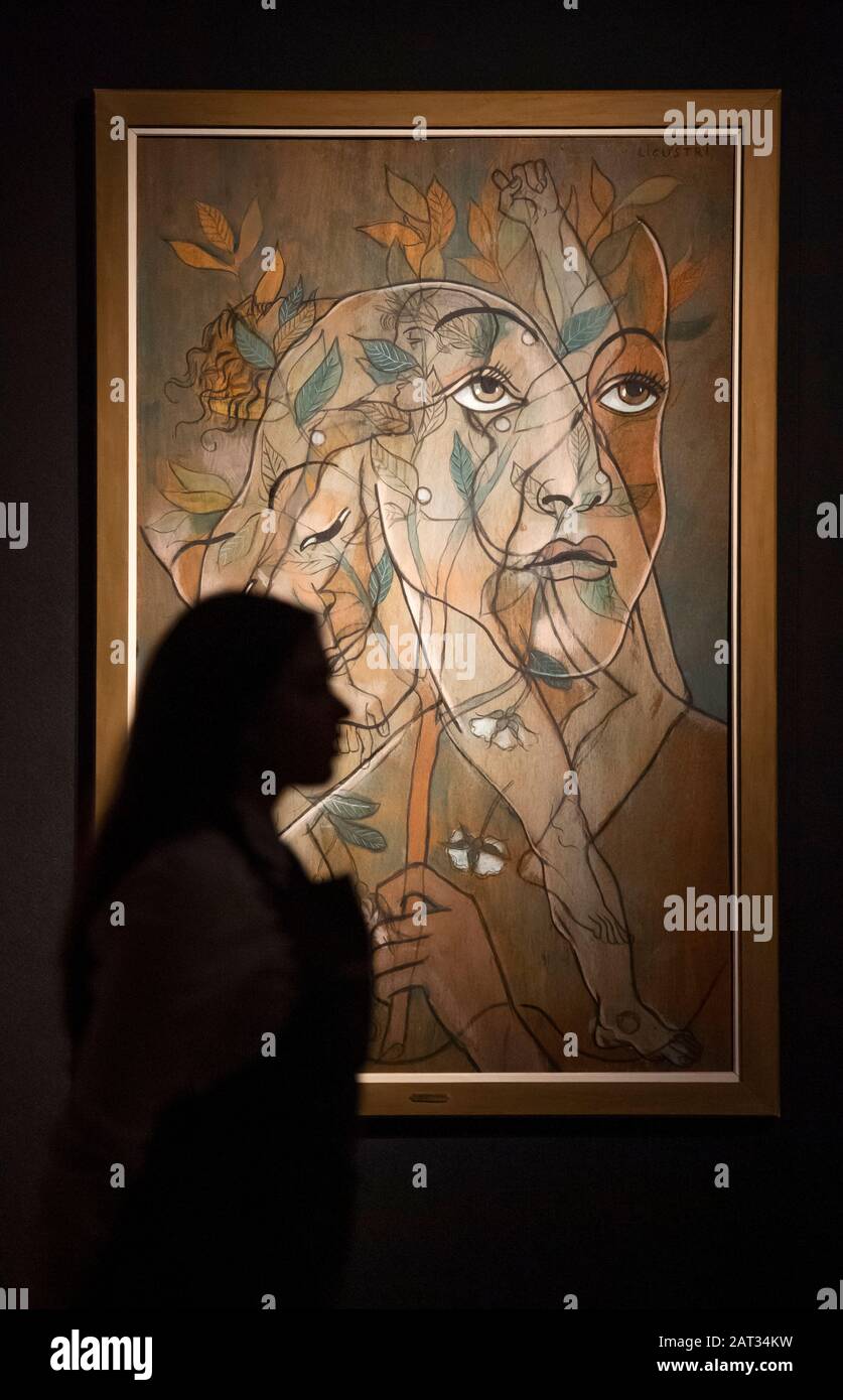 Christie's, London, Großbritannien. Januar 2020. Impressionist, Modern & Surreal Art Preview von '20th Century at Christie's' Sales findet am 5. Februar 2020 statt. Bild: Francis Picabia. Ligustrii, 1929. Schätzung £2.200.000-2,800.000. Kredit: Malcolm Park/Alamy Live News. Stockfoto