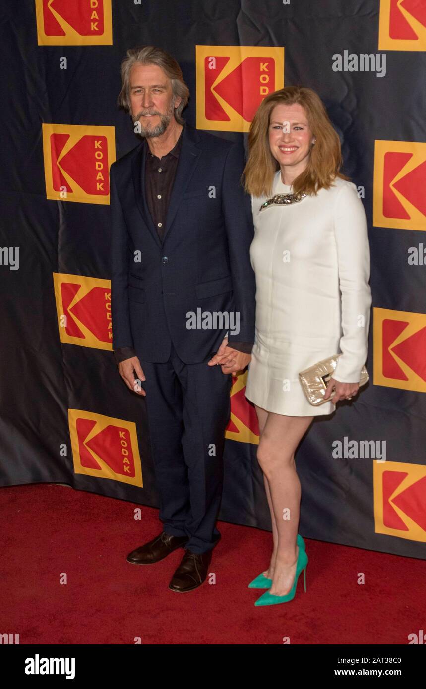 Alan Ruck und Mireille Enos nehmen am 29. Januar 2020 an den 4. Jährlichen Kodak Film Awards im ASC Clubhouse in Los Angeles, USA, teilzunehmen. Weltweite Verwendung Stockfoto