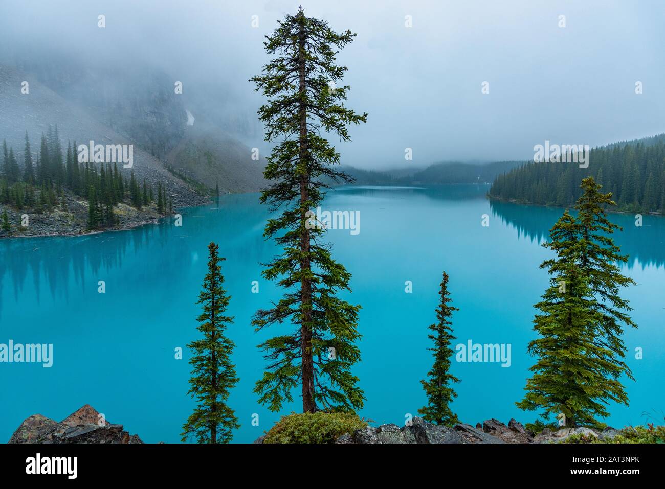 Moränensee - Banff, Kanada Stockfoto