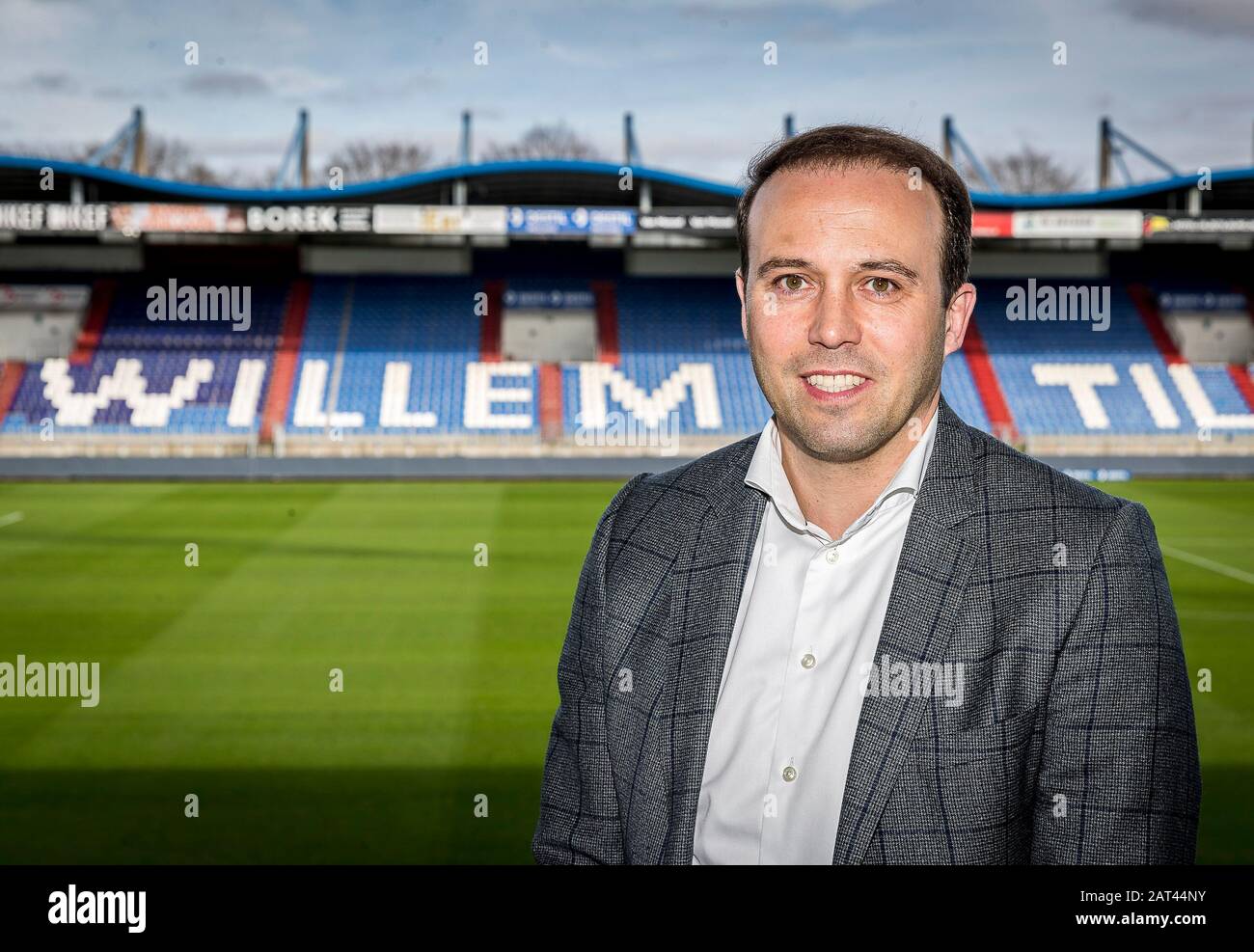 Tilburg - 30-01-2020, Koning Willem II Stadion. Niederländischer Fußball, erodivisie, Saison 2019-2020. Joris Mathijsen erweitert den Vertrag bei Willem II bis 2024. Credit: Pro Shots/Alamy Live News Stockfoto